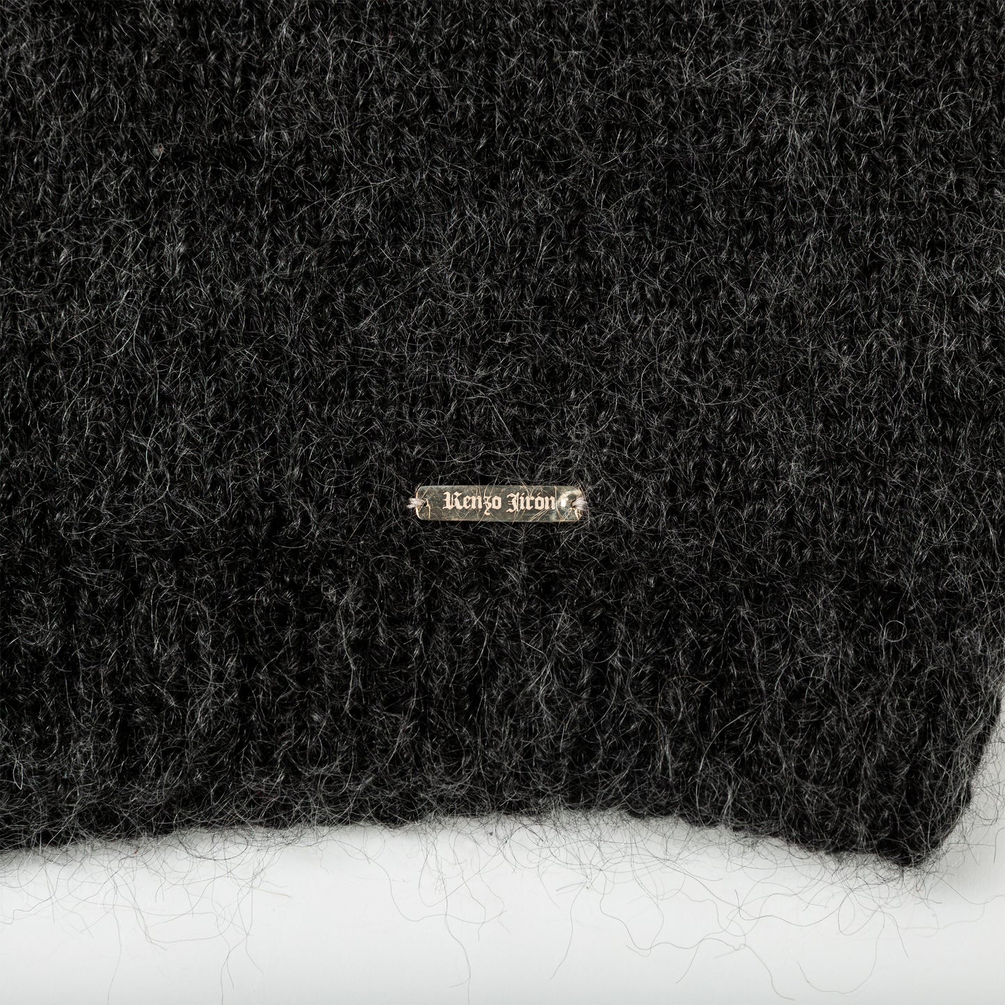 MOHAIR SHOULDER BUTTON KNIT SWEATER