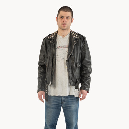 STUDDED VINTAGE RIDER JACKET (50s)