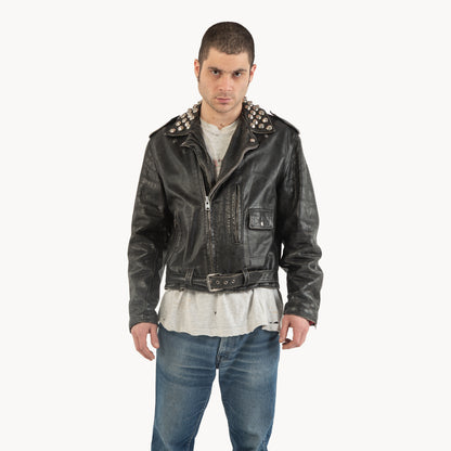 STUDDED VINTAGE RIDER JACKET (50s)