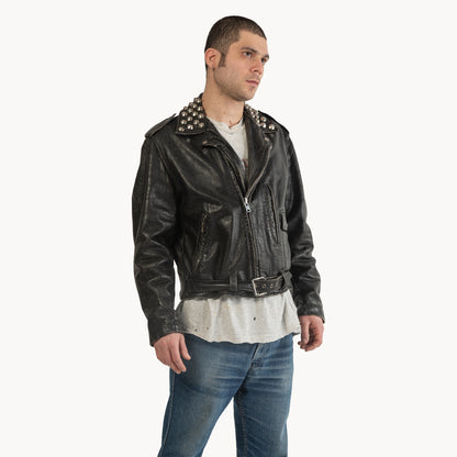 STUDDED VINTAGE RIDER JACKET (50s)