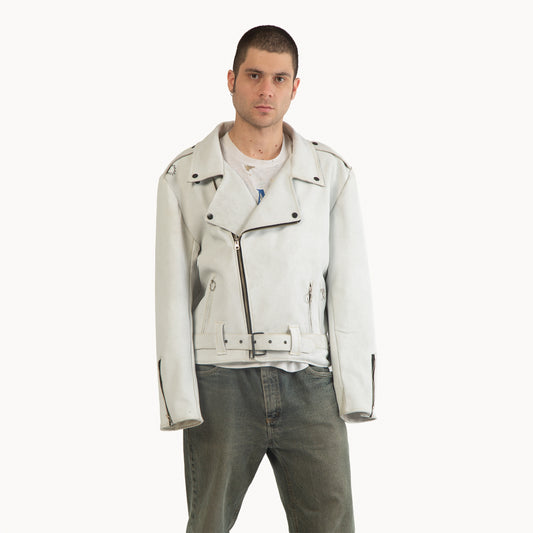 CHALK WHITE RIDER JACKET